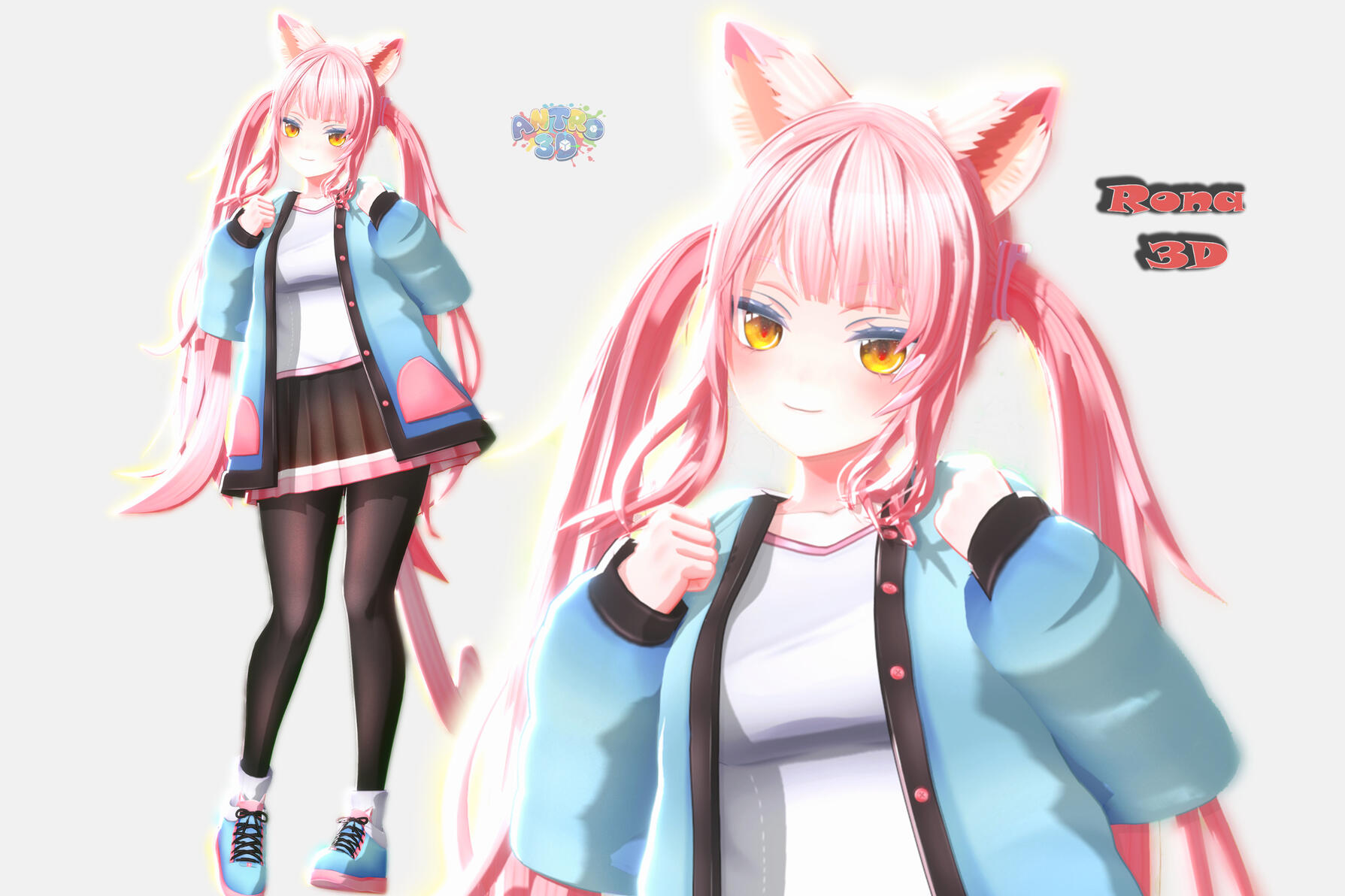 Rona 3D Model Buy from Booth | Gumroad