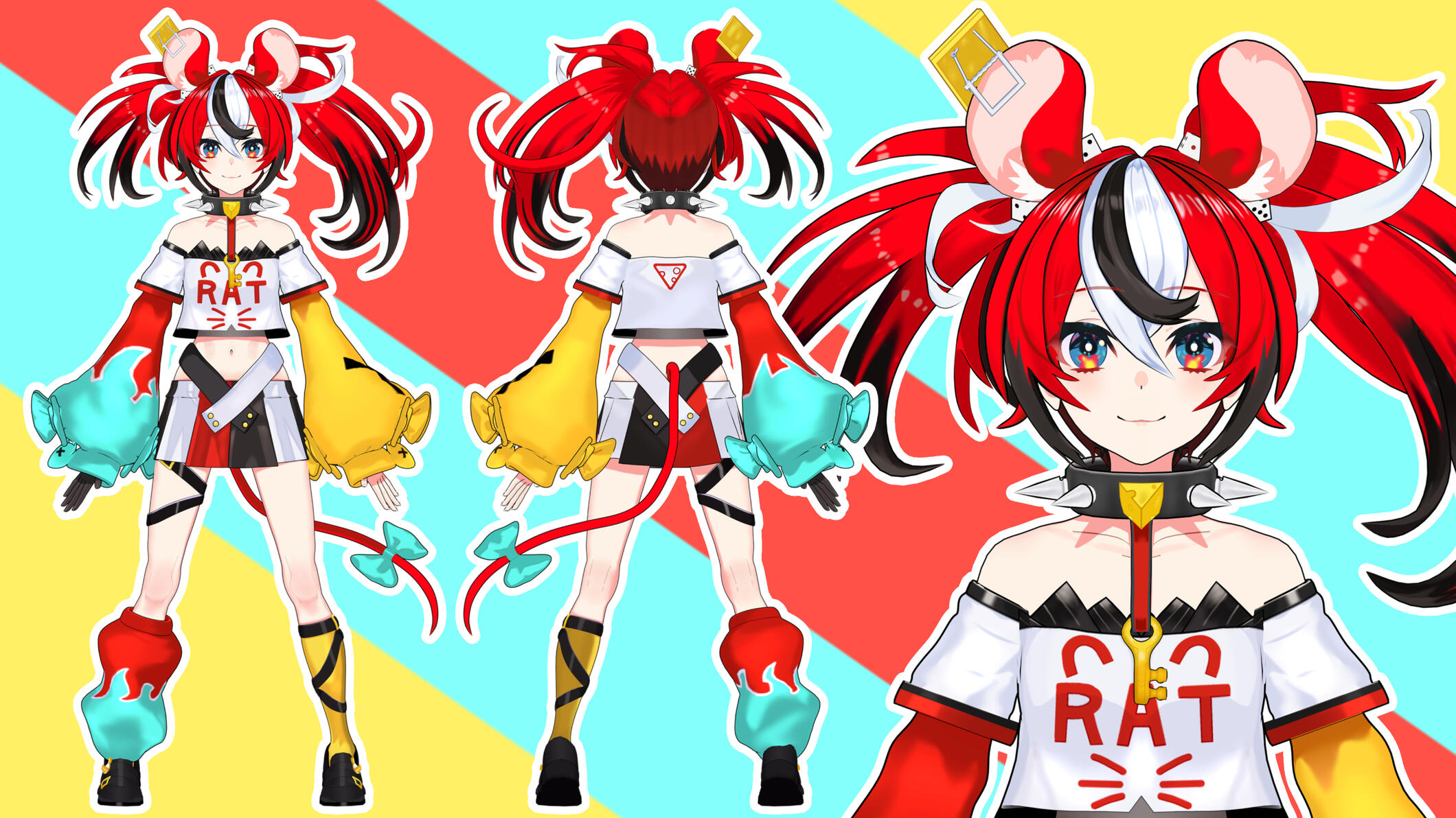 Hakos Baelz 3d MMD Model Download from Ko-fi Download from Nicovideo