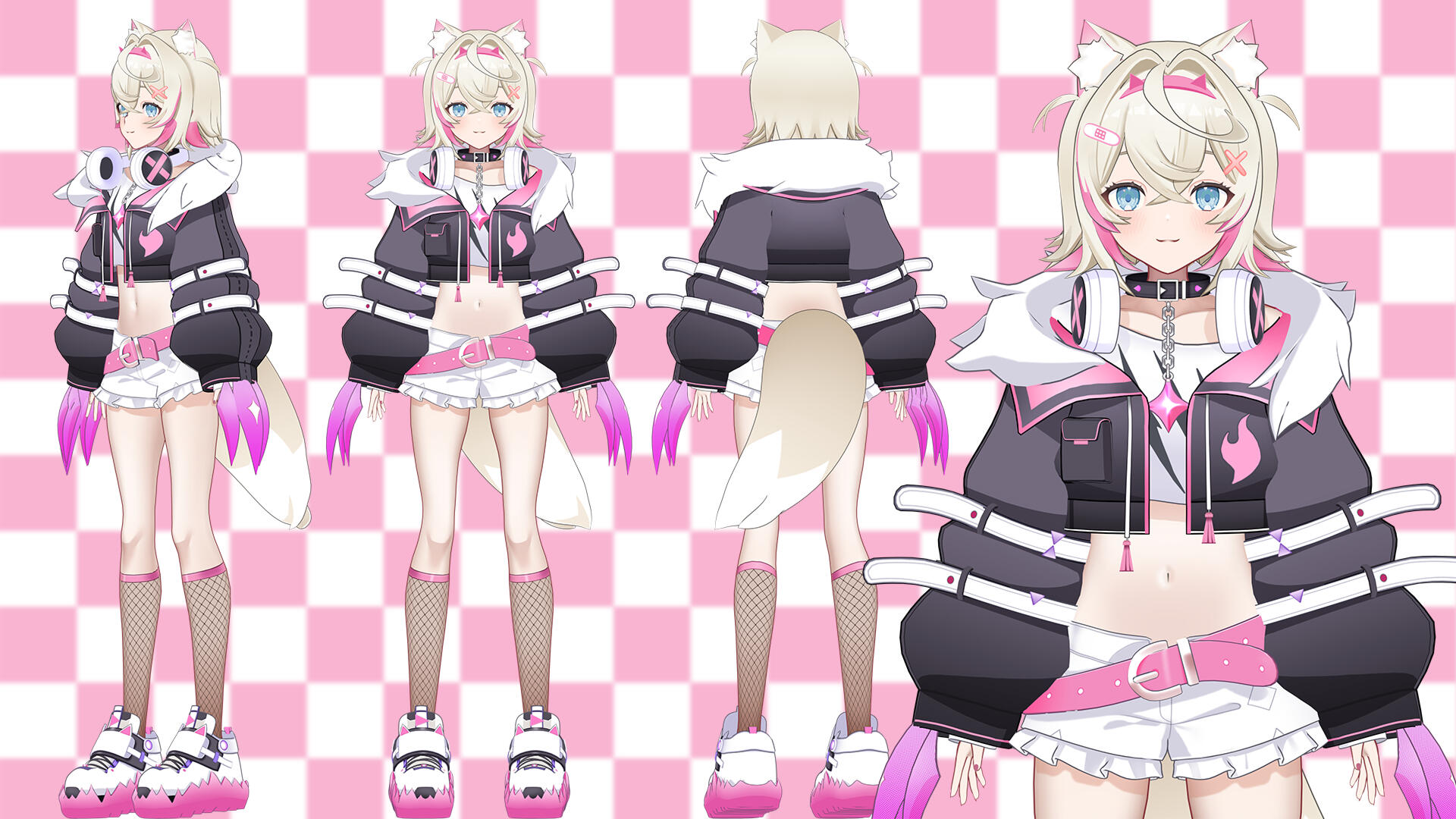 Mococo 3d MMD + VRChat Model Download from Ko-fi [MMD + VRChat] Download from Nicovideo [MMD + VRChat]